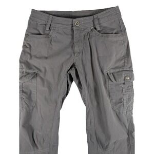 Kuhl 2 Short Legendary Gray‎ Cargo Pants Womens Roll Up Convertible Hiking 28x30